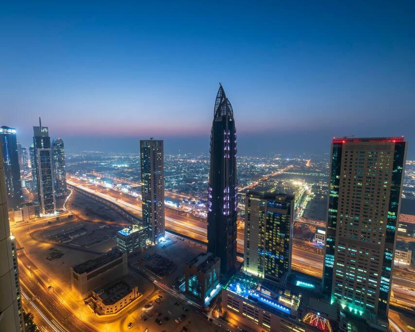 First Class 2Br With Full Dubai Skyline & Sea View Exteriör bild