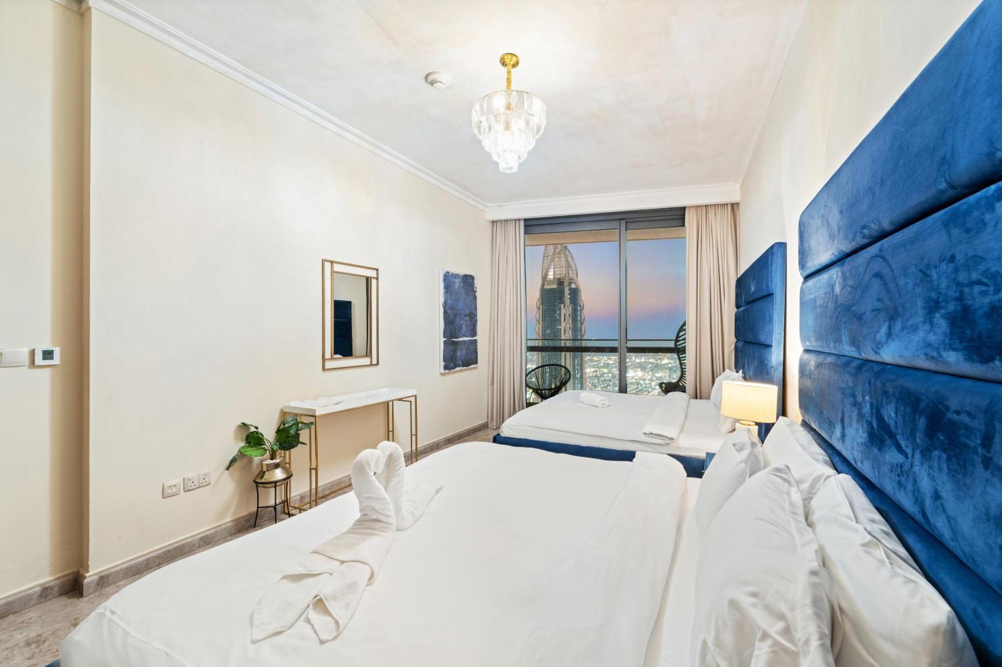 First Class 2Br With Full Dubai Skyline & Sea View Exteriör bild
