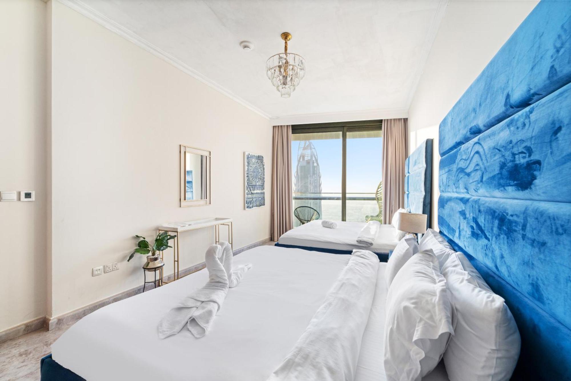 First Class 2Br With Full Dubai Skyline & Sea View Exteriör bild