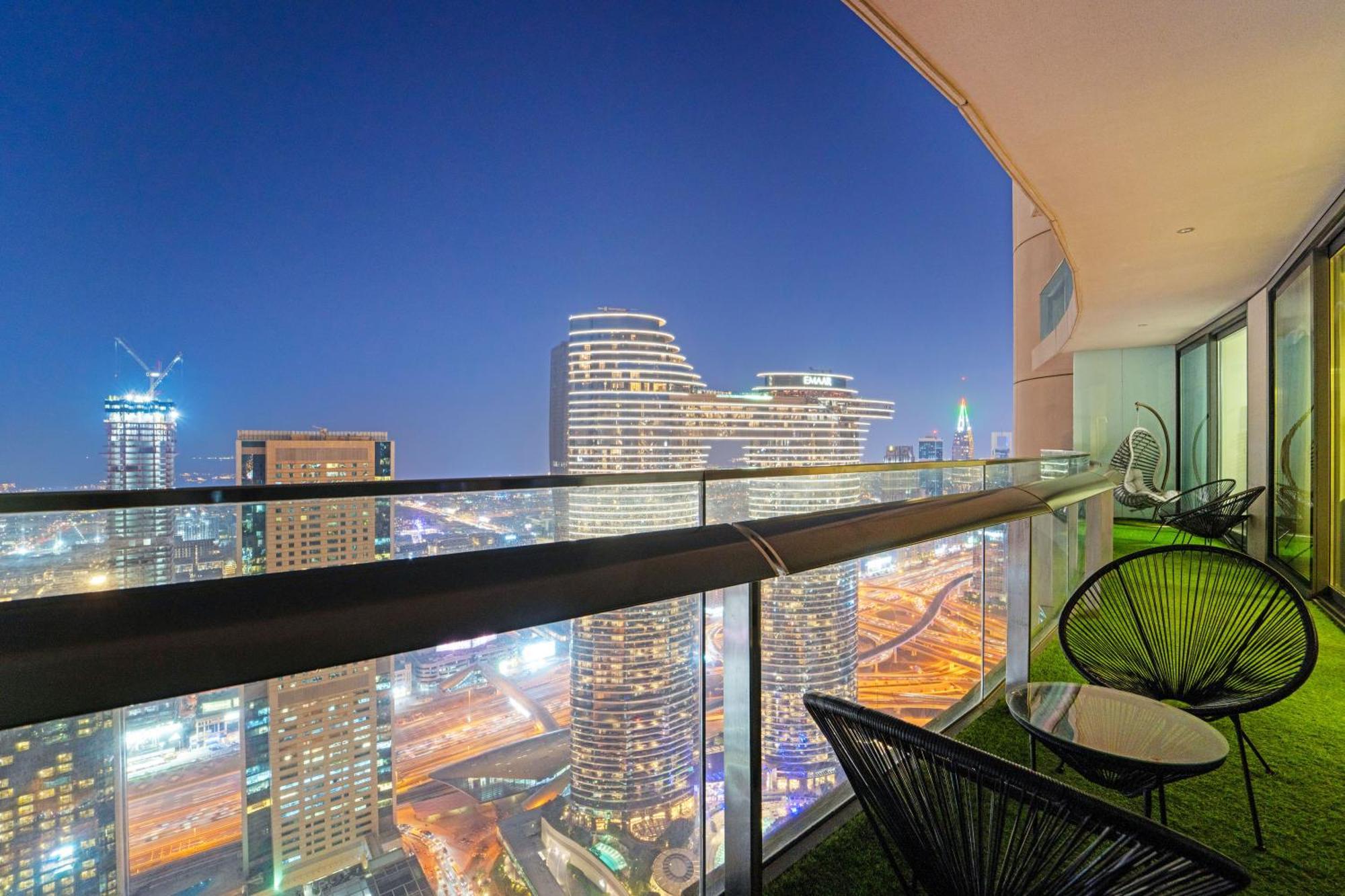 First Class 2Br With Full Dubai Skyline & Sea View Exteriör bild